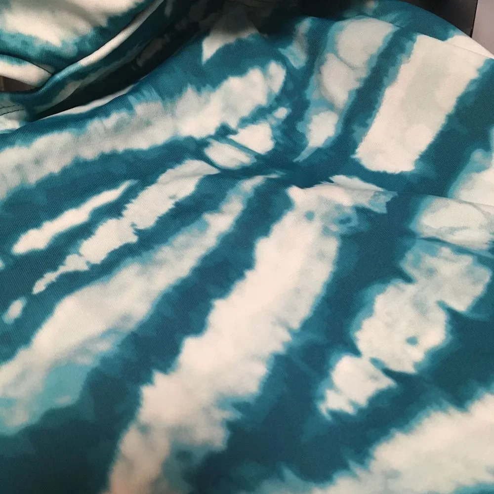 NWT Beach Betty by Miracle Brands Cut Out 1 Piece Swimsuit Green Tie Dye Size M